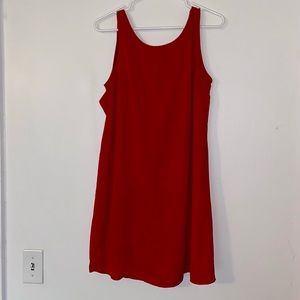 Red dress from boutique